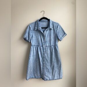 Denim Blue Mini Dress